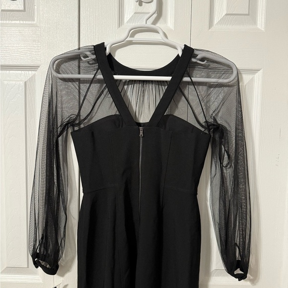 Maggy London Women’s NWT Carmindy Illusion Long Sleeve Midi Dress $158 - Picture 16 of 16